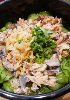 火を使わないサバ缶丼-レシピのメイン写真