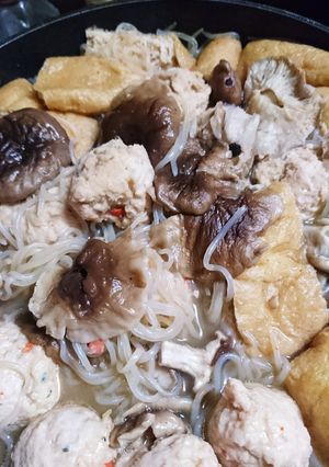 鶏つくねの煮物〜茶色いけど〜-レシピのメイン写真