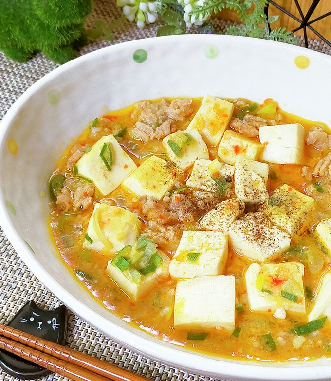 レンジで♪ 炒めない 麻婆豆腐-レシピのメイン写真