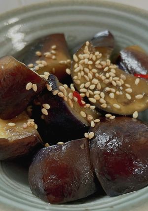 ピリ辛！茄子の炒め物-レシピのメイン写真