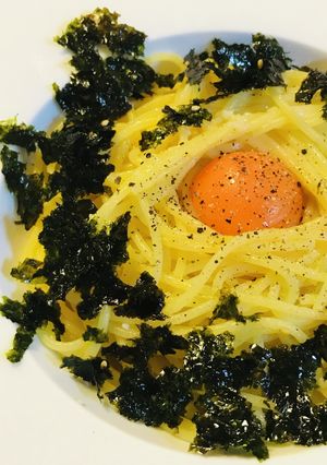 にんにくチューブ●玉子かけペペロンチーノ-レシピのメイン写真