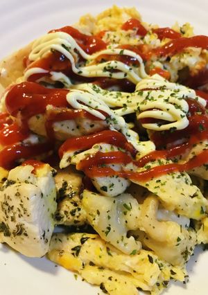 鶏むね肉＆バジルパウダー●鶏玉子炒め-レシピのメイン写真