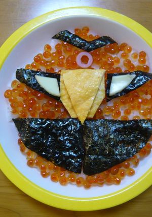 キャラ丼?イクラでゴーオンジャーど~ん!-レシピのメイン写真