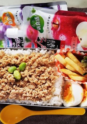 そぼろ丼弁当(9.2)-レシピのメイン写真