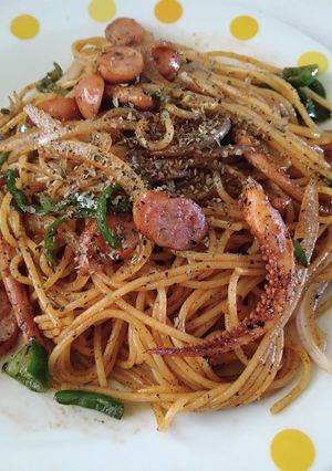 減塩ナポリタンスパゲティ 塩分1.77g-レシピのメイン写真
