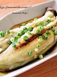麺つゆガーリックたれの焼きナス-レシピのメイン写真