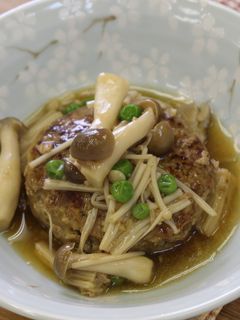 麩の和風煮込みハンバーグ-レシピのメイン写真