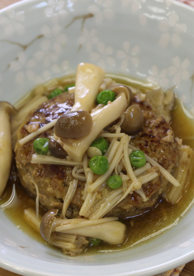 麩の和風煮込みハンバーグ-レシピのメイン写真