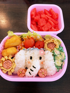 ぞうさんキャラ弁☆幼稚園用☆2歳半-レシピのメイン写真