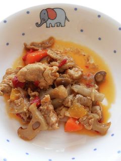 【保育園給食】豚肉とれんこんの黒酢炒め-レシピのメイン写真