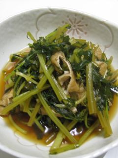 あと一品という時に☆簡単!水菜の煮びたし-レシピのメイン写真