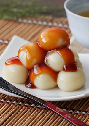 豆腐入りでヘルシー♪みたらし団子-レシピのメイン写真