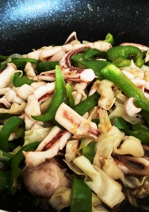 イカの干物で中華炒め-レシピのメイン写真