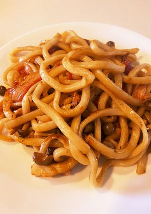 甘辛焼きうどん☆具材は適当-レシピのメイン写真