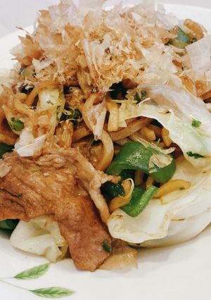 意外に合う！【セロリ焼きそば】-レシピのメイン写真