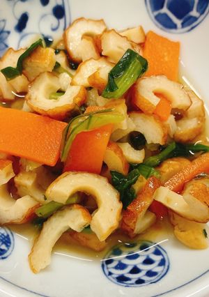 【病院】ちくわ煮【朝食】-レシピのメイン写真