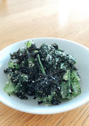 風味バツグン☆小松菜の海苔チーズあえ-レシピのメイン写真