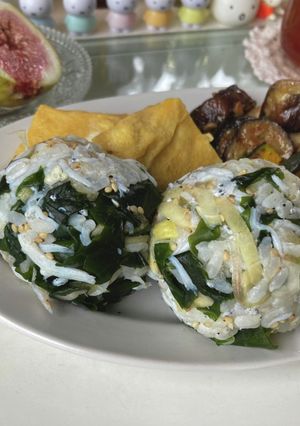 簡単！しらすとわかめのまんまるおにぎり-レシピのメイン写真