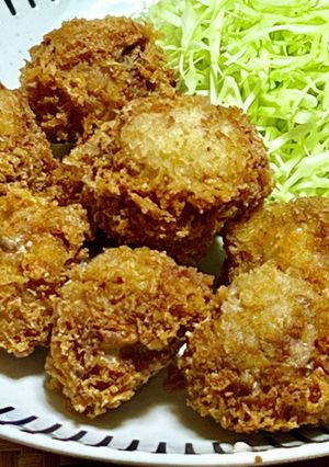 豚こまdeひと口チーズカツ-レシピのメイン写真