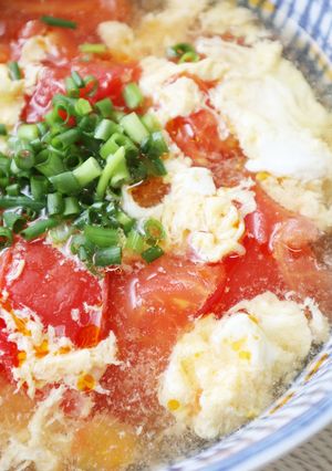 トマトと卵のサンラータン-レシピのメイン写真