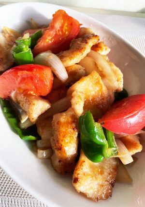 胸肉と野菜　ポン酢炒め-レシピのメイン写真