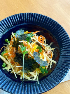 *シャキシャキ♩ポテたくわんキンパ風*-レシピのメイン写真
