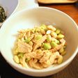 枝豆と鶏肉のゴマ和え