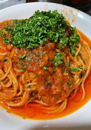 ペペロンチーノの変わり種"監獄パスタ"-レシピのメイン写真
