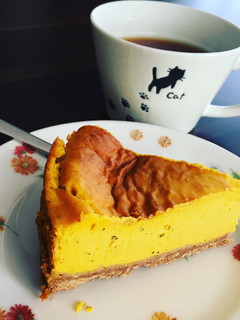ミキサーで簡単!南瓜のチーズケーキ-レシピのメイン写真