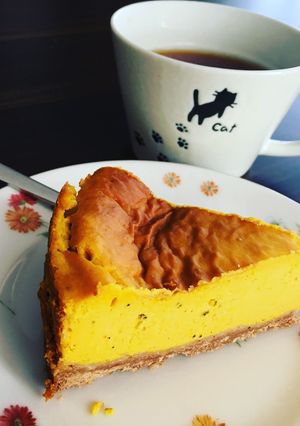 ミキサーで簡単！南瓜のチーズケーキ-レシピのメイン写真