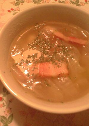 あらっ簡単！オニオンスープ-レシピのメイン写真