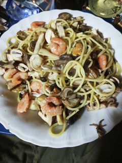 3種のキノコと海鮮のパスタ-レシピのメイン写真
