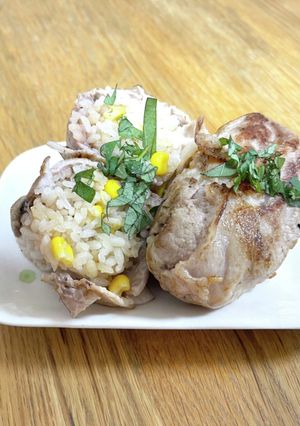 あっさり肉巻きおにぎり-レシピのメイン写真