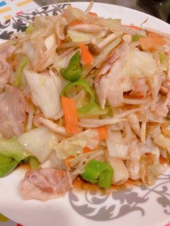 シャキシャキ!豚バラ肉野菜炒め-レシピのメイン写真