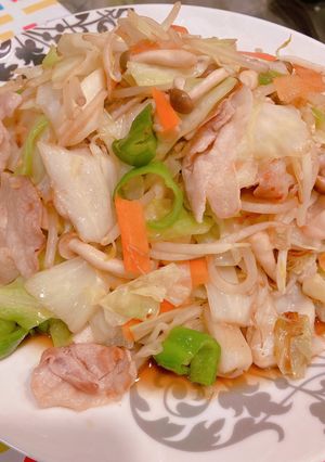 シャキシャキ！豚バラ肉野菜炒め-レシピのメイン写真