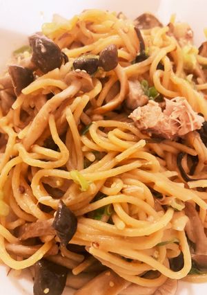 残りものでパスタ-レシピのメイン写真