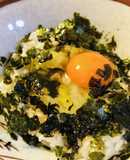 毎日の玉かけごはん●ひじき玉子ごはん