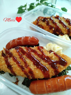 白身魚フライの海苔弁当-レシピのメイン写真