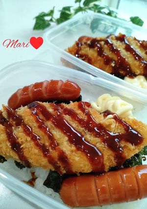 白身魚フライの海苔弁当-レシピのメイン写真
