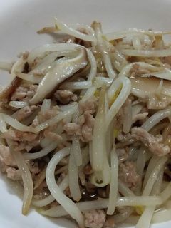 もやしとひき肉のあんかけ炒め-レシピのメイン写真