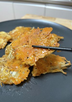 つまみに最高☆カリカリチーズのえのき焼き-レシピのメイン写真