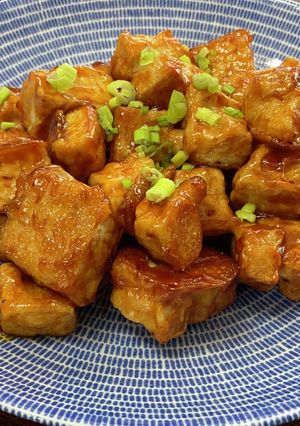揚げないヤンニョム豆腐 ベジタリアン-レシピのメイン写真