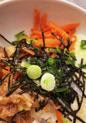 豚とろろ丼-レシピのメイン写真
