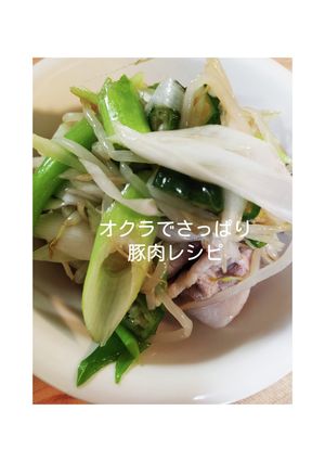 オクラでさっばり◎豚肉温しゃぶサラダ☆-レシピのメイン写真