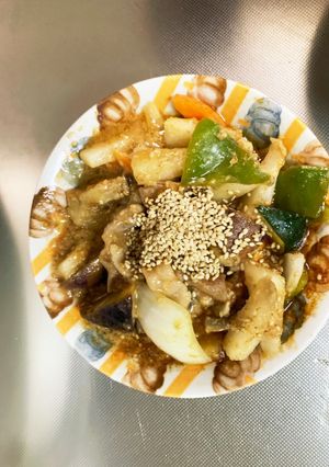 簡単まるで肉まん味豚こま大根青椒肉絲風-レシピのメイン写真