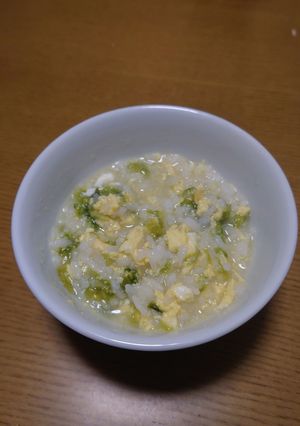 【体調不良時に】創味の白だしでたまごがゆ-レシピのメイン写真