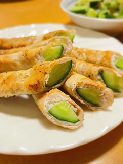 超簡単♫肉巻ききゅうり しお味-レシピのメイン写真