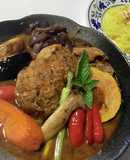 ホロホロ骨付きもも肉のスープカレー