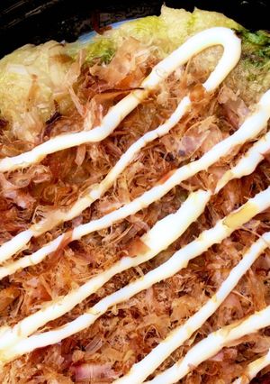 サイリウム+オカラの糖質オフお好み焼き-レシピのメイン写真