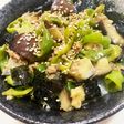 万願寺(ししとう)と茄子でめちゃウマ丼